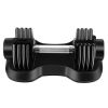 Adjustable Dumbbell 25 lbs with Fast Automatic  and Weight Plate for Workout Home Gym