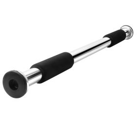 Doorway Pull Up Bar Exercise Gym Chin up Bar With Screws 24.4 To 39.4 Inches Adjustable Comfort Foam Grips For Door Home Exercise Workout Training Fit