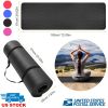 Fresh Fab Finds 0.6-inch Thick Yoga Mat Anti-Tear High Density NBR Exercise Mat Anti-Slip Fitness Mat for Pilates Workout Cushion w/Carrying Strap Sto