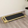 2.5HP Walking Pad, Under Desk Treadmill with Remote Control, Transport Wheels and LED Display for Home Gym Office