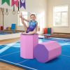 22.5" x 26" Octagon Tumbling Mat with Zippered Cover and Thick Foam Filling