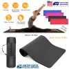 Fresh Fab Finds 0.6-inch Thick Yoga Mat Anti-Tear High Density NBR Exercise Mat Anti-Slip Fitness Mat for Pilates Workout Cushion w/Carrying Strap Sto