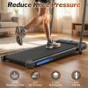 3 in 1 Under Desk Treadmill with Incline,Foldable Treadmills for Home, Walking Pad with Handle Bar for Walking and Jogging