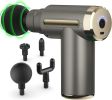 Massage Gun Deep Tissue for Pain Relief with 4 Massage Heads & 6 Speeds, Electric Mini Handheld Body Massager for Any Pain Relief