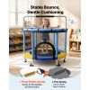 60" Trampoline for Kids, 5 FT Toddler Mini Trampoline, 132 lbs Indoor Outdoor Play Toys with Enclosure Net and Adjustable Gymnastics Bar