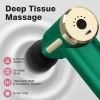 Massage Gun Deep Tissue for Pain Relief with 4 Massage Heads & 6 Speeds, Electric Mini Handheld Body Massager for Any Pain Relief