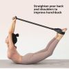 Yoga Pedal Resistance Fabric Band with Handles Anti-Broken Elastic Sit Up Pull Rope for Strength Training 120lb Full-Body Excercise Band Portable Unis
